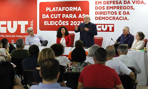 La CUT Brésil est prête à défendre un pays centré sur les personnes et l'environnement contre la présence d'intérêts opposés au sein du large front de Lula