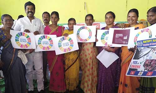 INTUC’s continues to incorporate the SDGs in its work for all workers in India