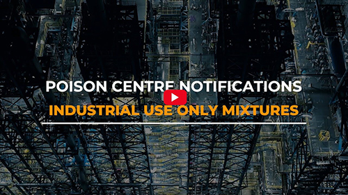 video thumbnail with text "poison centre notifications industrial use only mixtures"