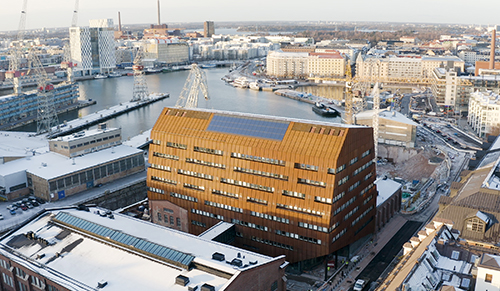 European Chemicals Agency building in winter