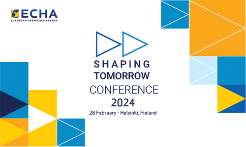 Logo with text Shaping Tomorrow Conference 2024. 28 February - Helsinki, Finland